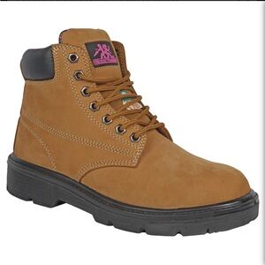 Moxie Trades Women’s Alice 6” Tan Steel Toe Boots